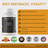 Digestive Enzyme Supplements - Digest Matrix 18 Powerful Enzymes - Enzymatic Vitality