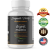 Digestive Enzyme Supplements - Digest Matrix 18 Powerful Enzymes - Enzymatic Vitality