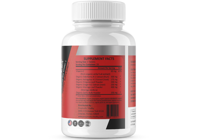 Organic Immune System Booster  ICS Certified Organic Antioxdiants - Enzymatic Vitality